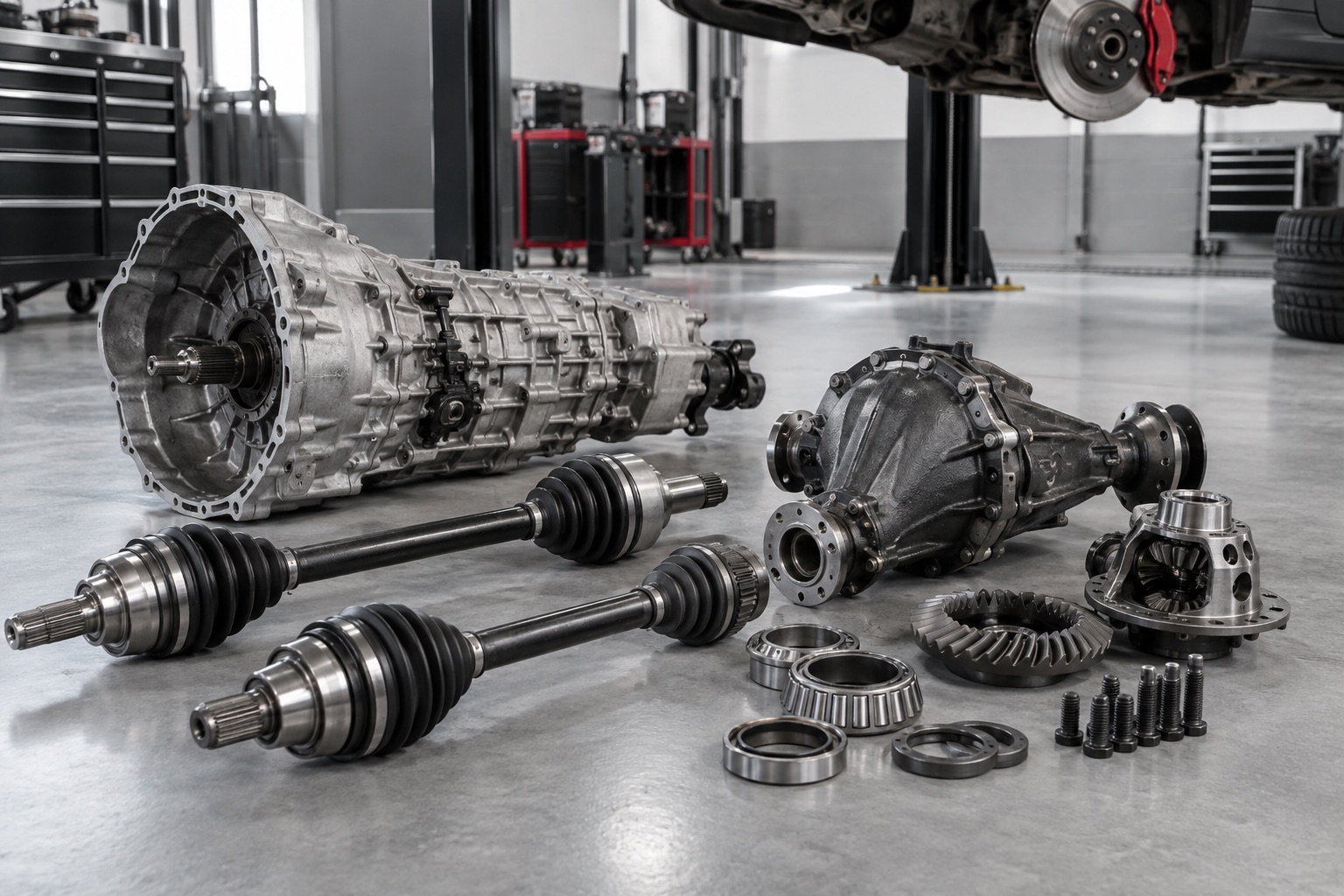 Transmission and driveline components