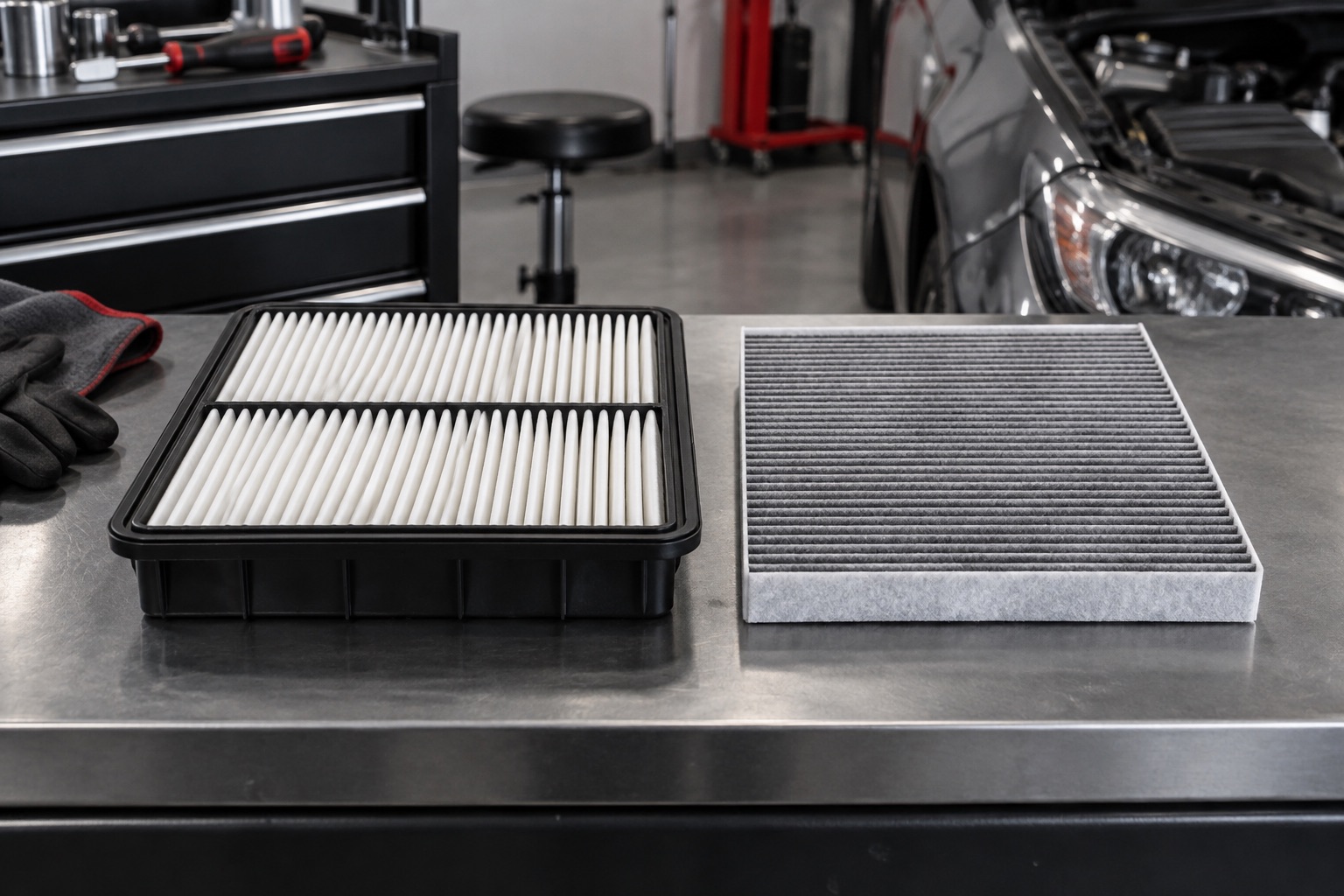 Engine and cabin air filters