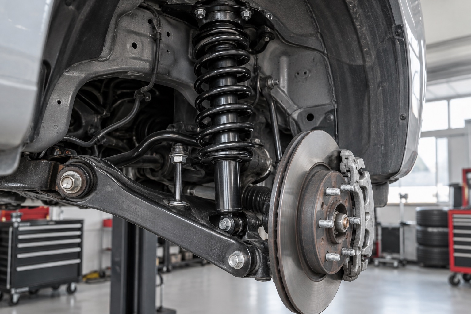 Spring, shock and suspension components